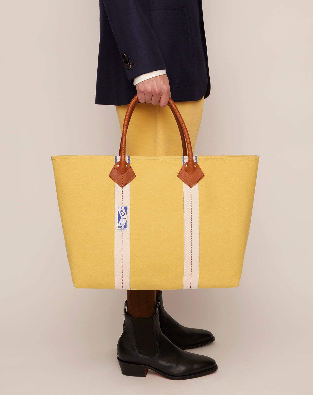 Large Utility Tote - Washed Yellow