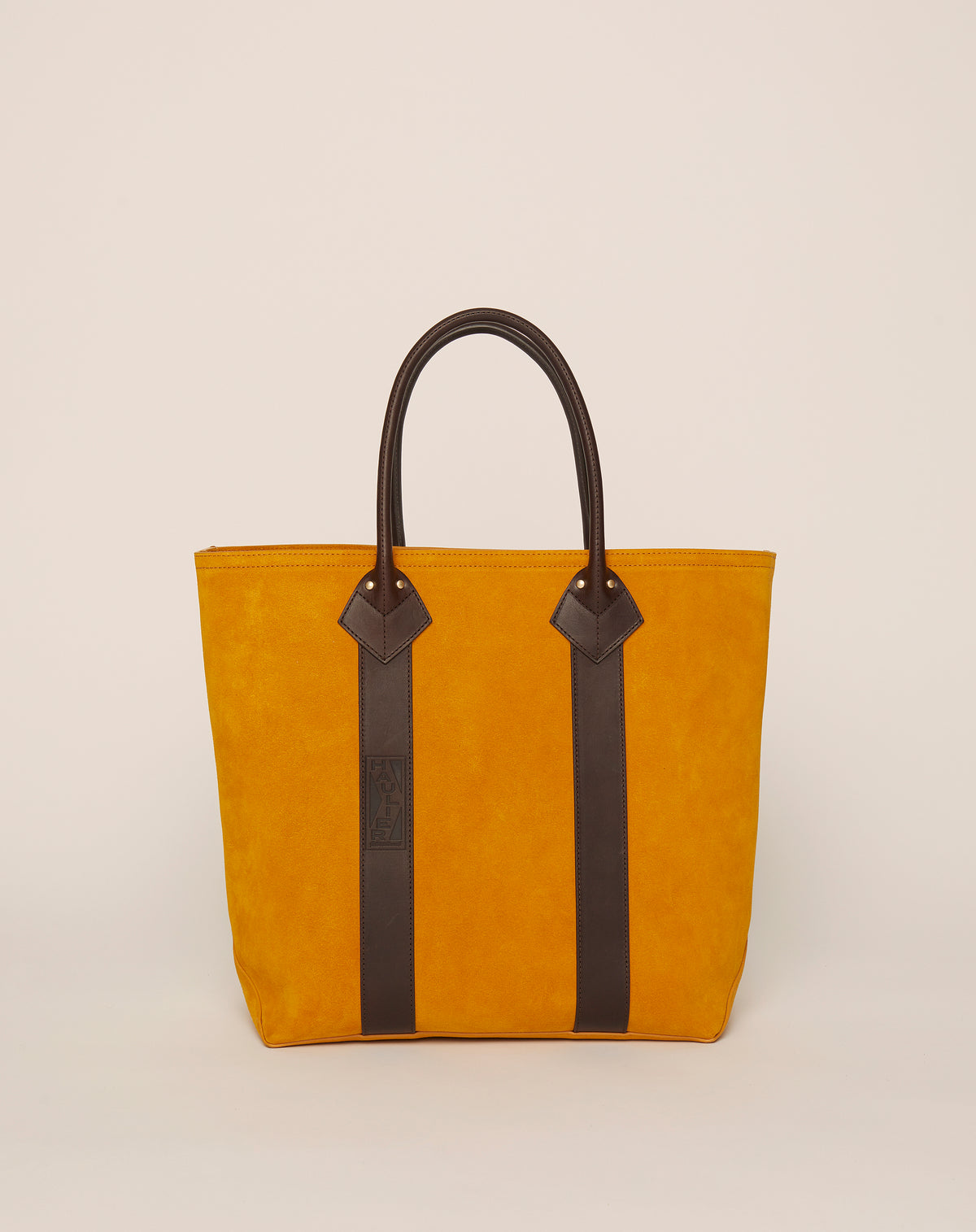 Suede Utility Tote - Amber