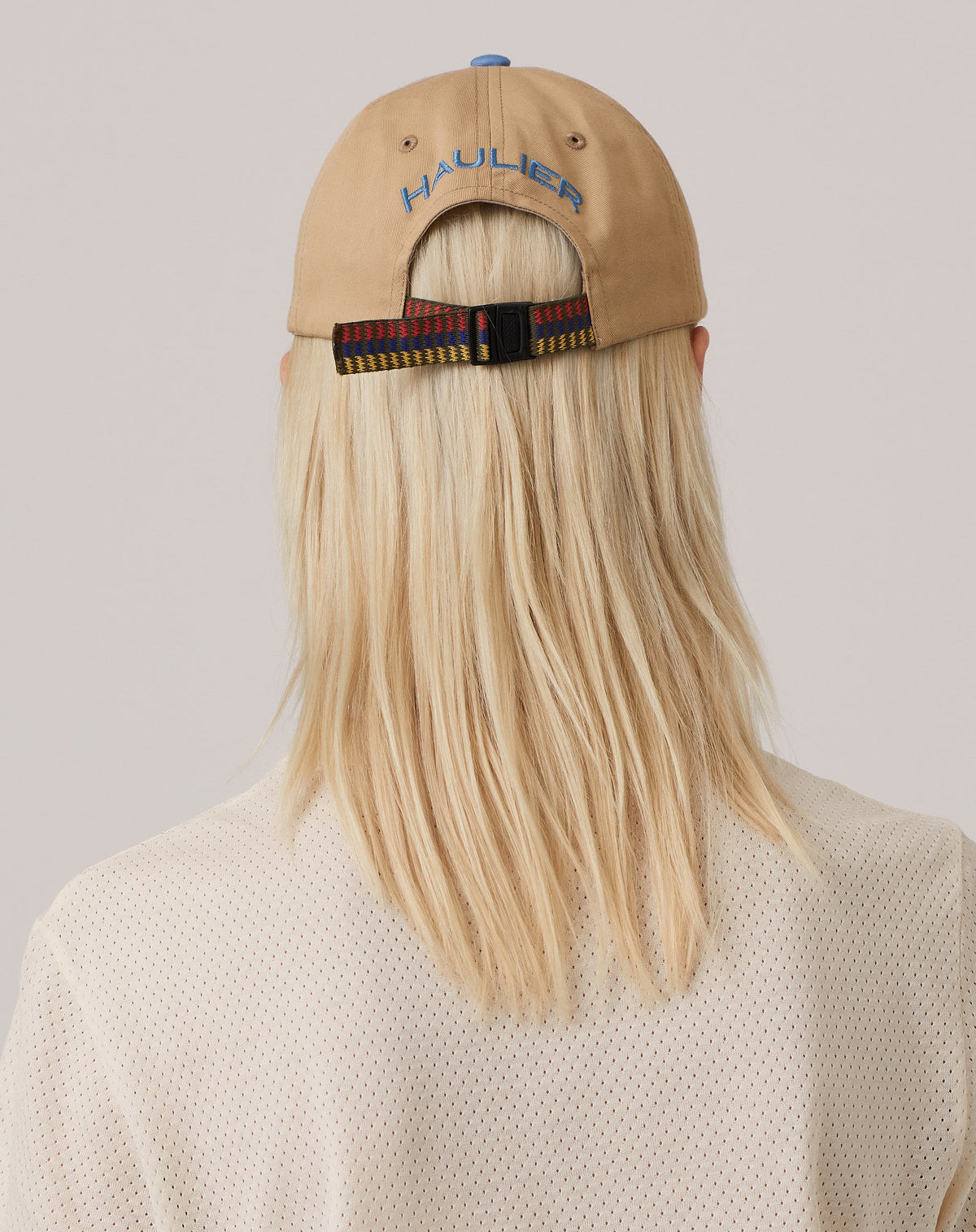Two-Tone Hat - Straw / Pale Blue