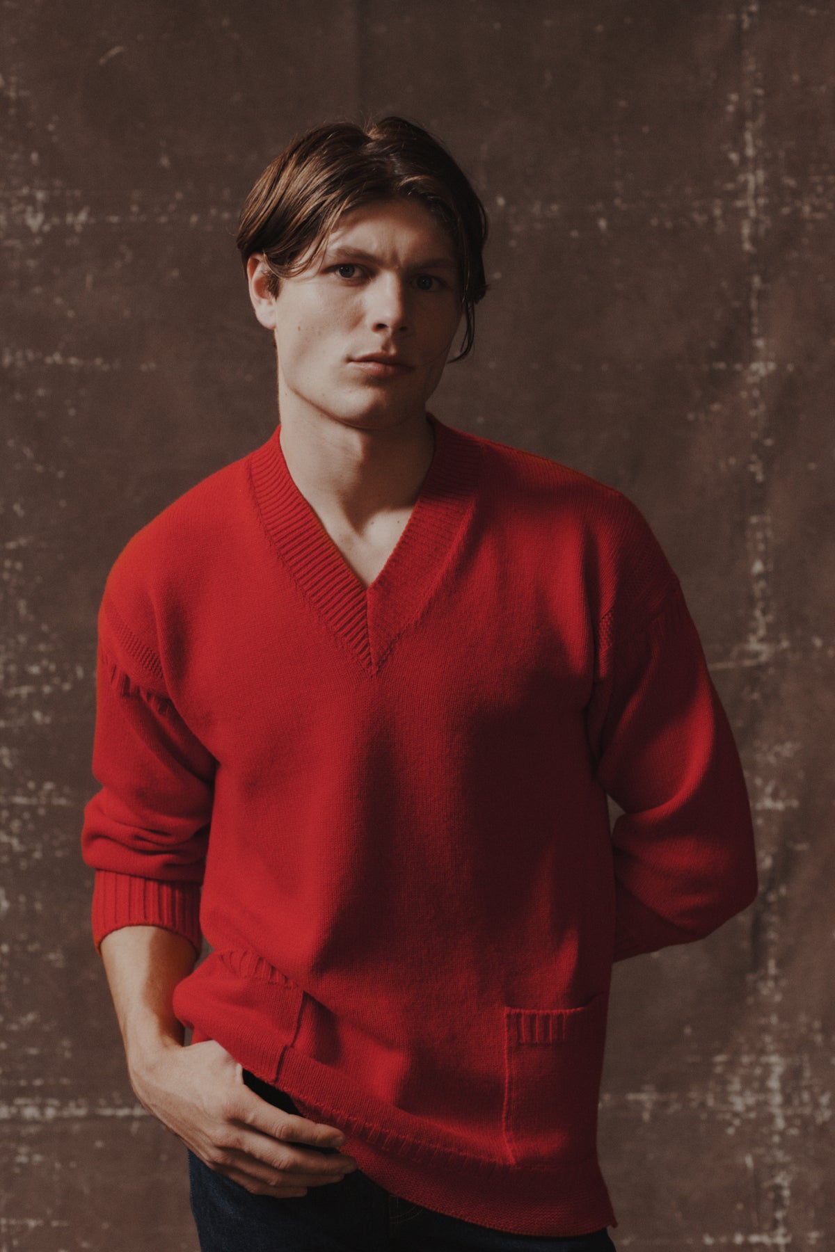 Guernsey Knit - Red