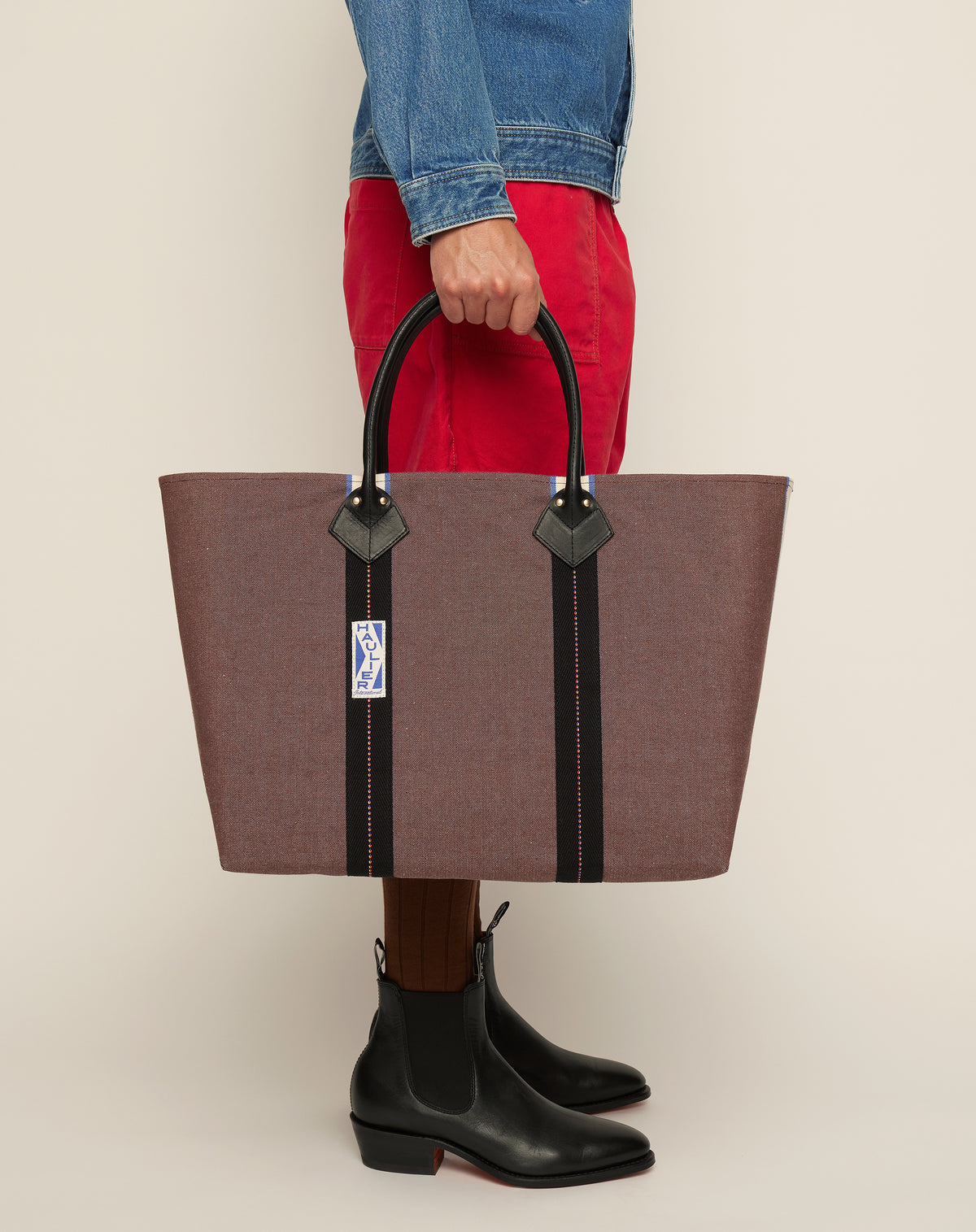 Large Utility Tote - Saddle