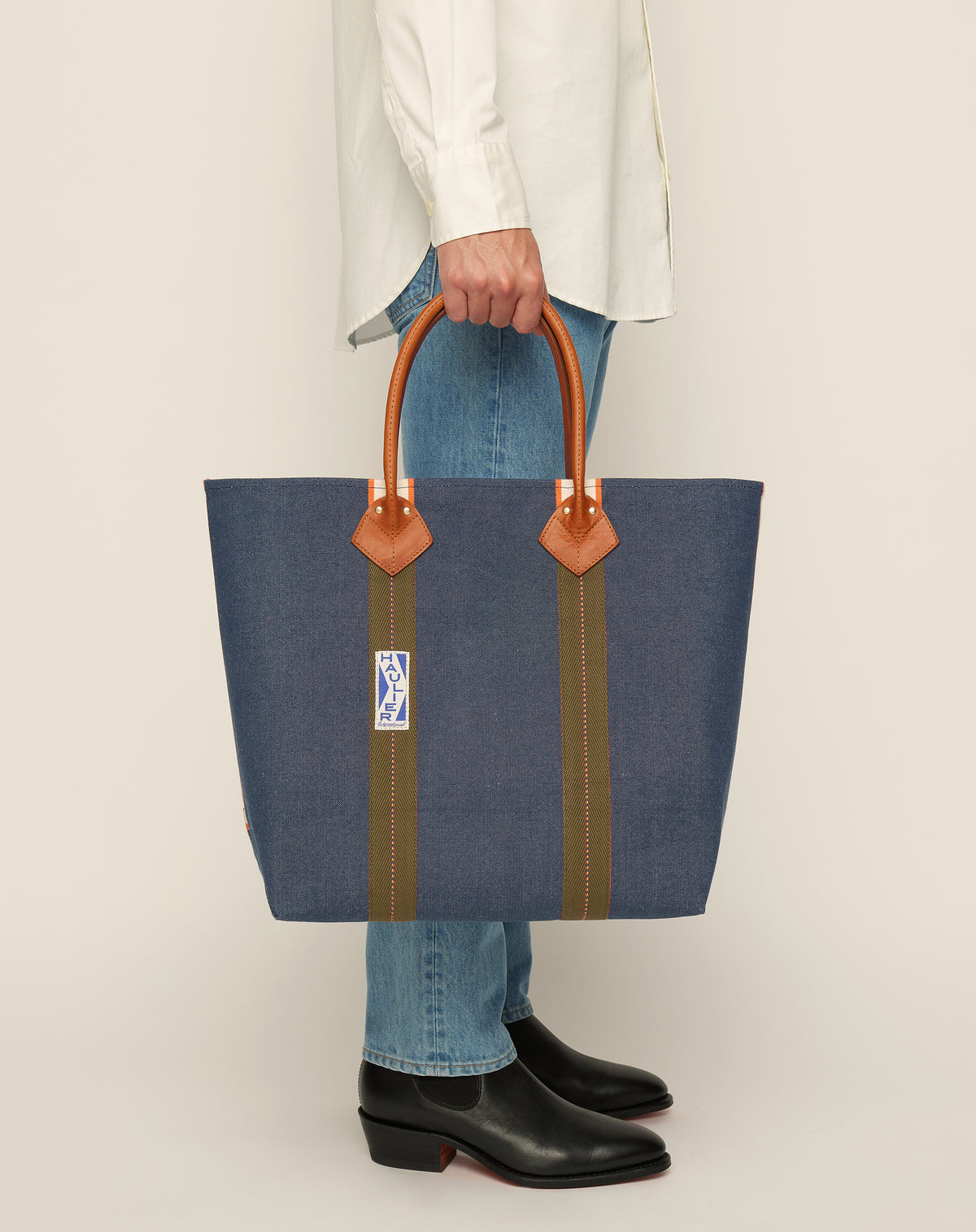 Medium Utility Tote - Indigo