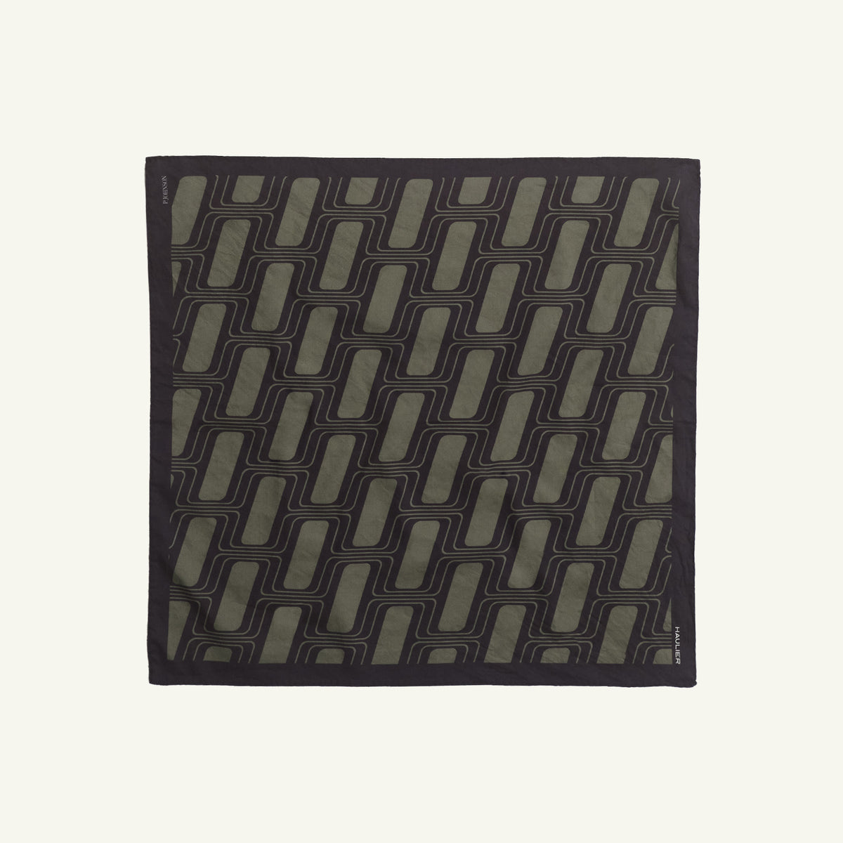 P.JOHNSON x HAULIER Cotton Handkerchief - Khaki