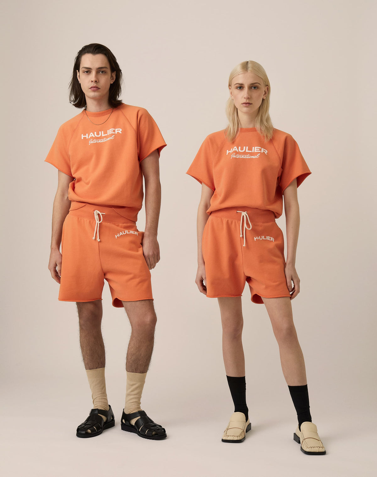 Sly Cut-off Sweatshirt - Orange