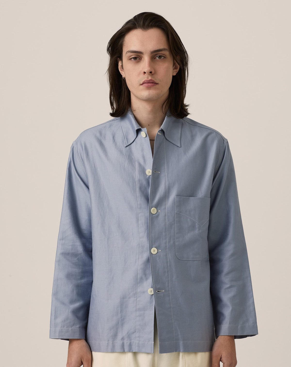 Surplus Pyjama Shirt - Sky Blue