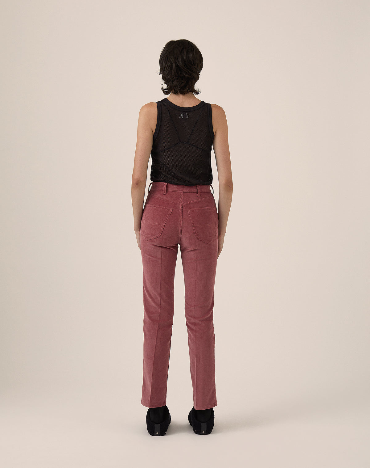 Corduroy Spring Jean - Rose Pink Corduroy