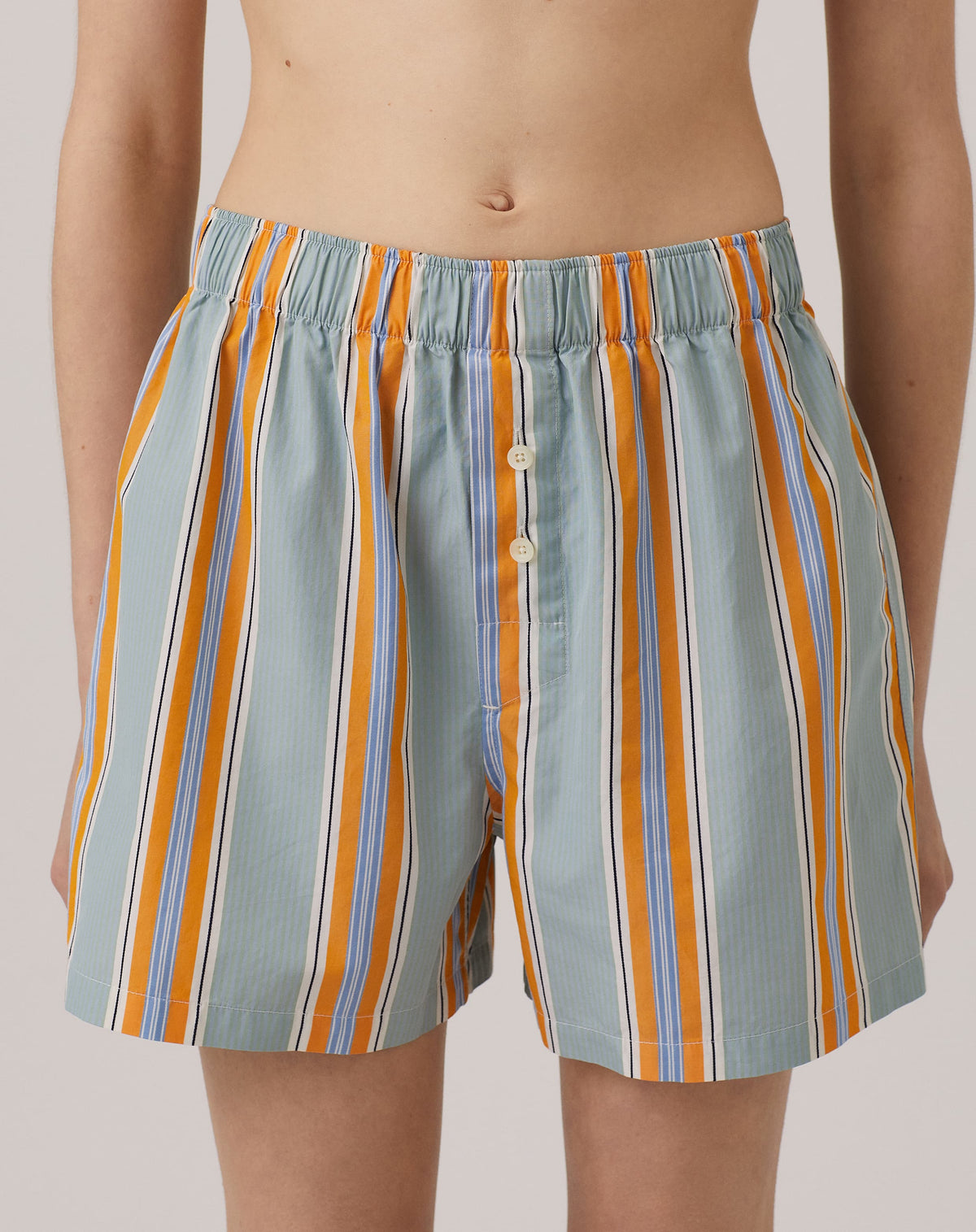 Surplus Pyjama Short - Orange Multistripe