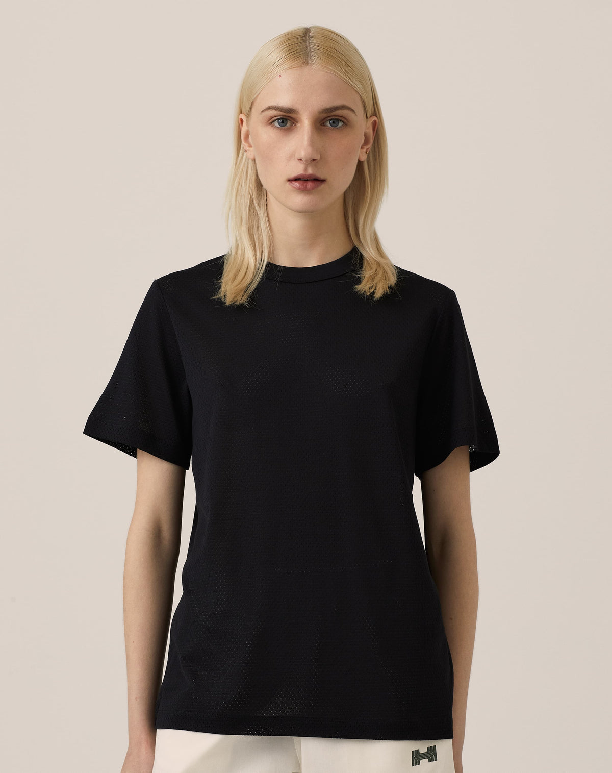 Marvin Mesh Tee - Washed Black