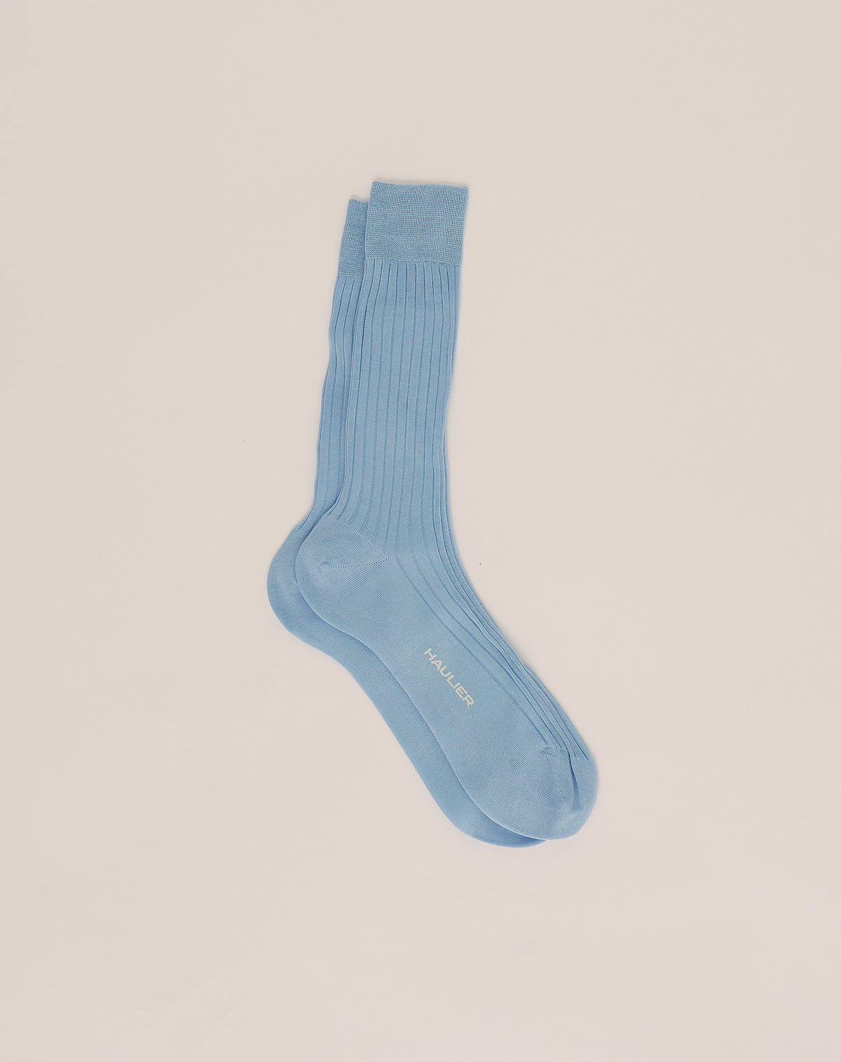 Fine Mercerised Cotton Sock - Sky Blue