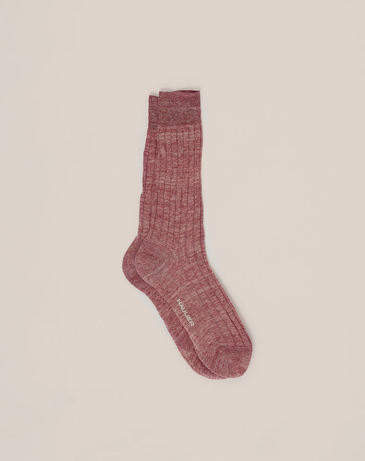 Linen Sock - Pink