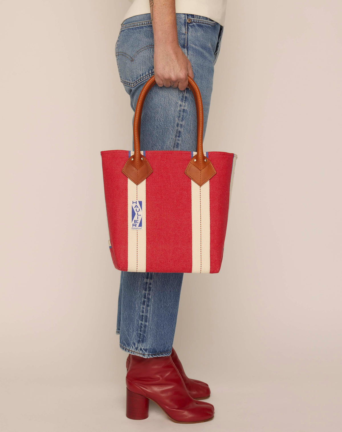 Small Utility Tote - Washed Red