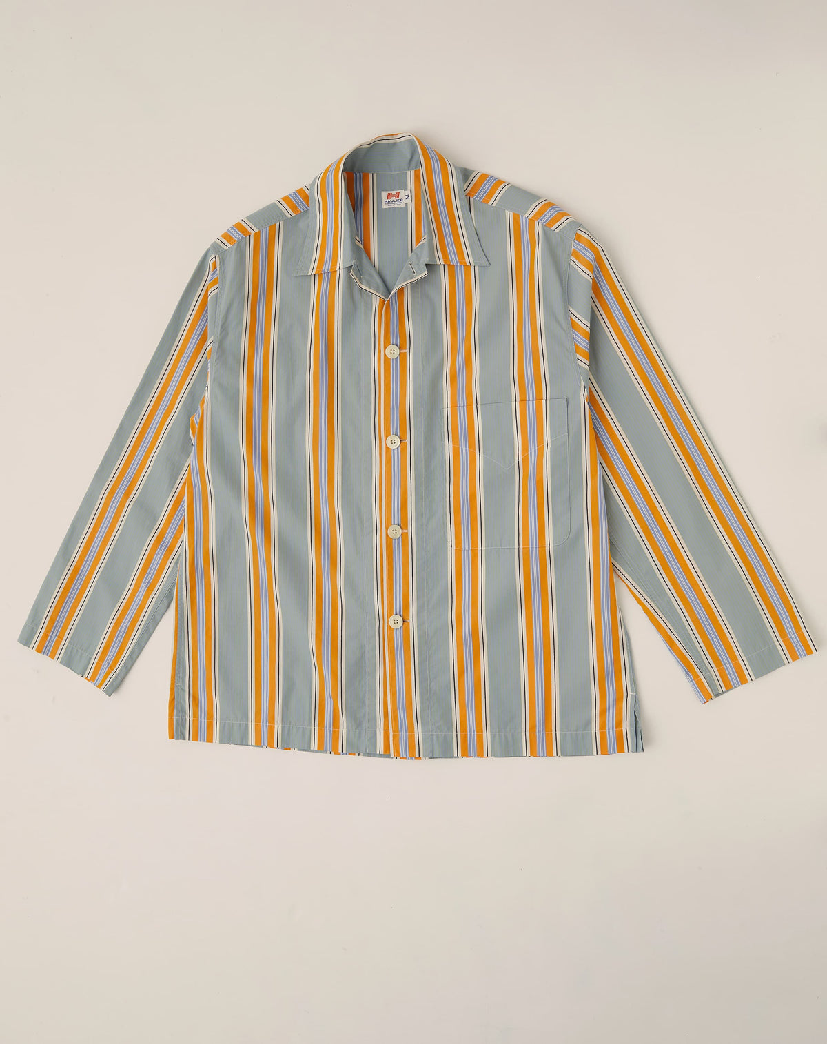 Surplus Pyjama Shirt - Orange Multistripe