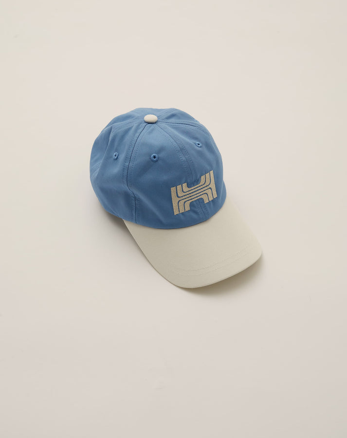 Two-Tone Hat - Pale Blue / Ecru