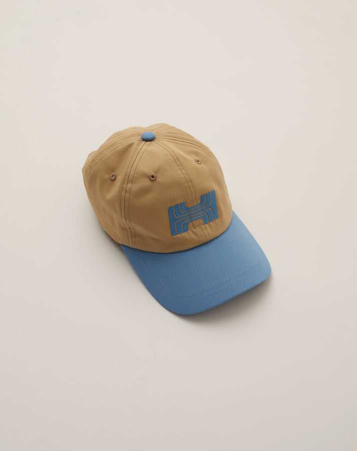 Two-Tone Hat - Straw / Pale Blue