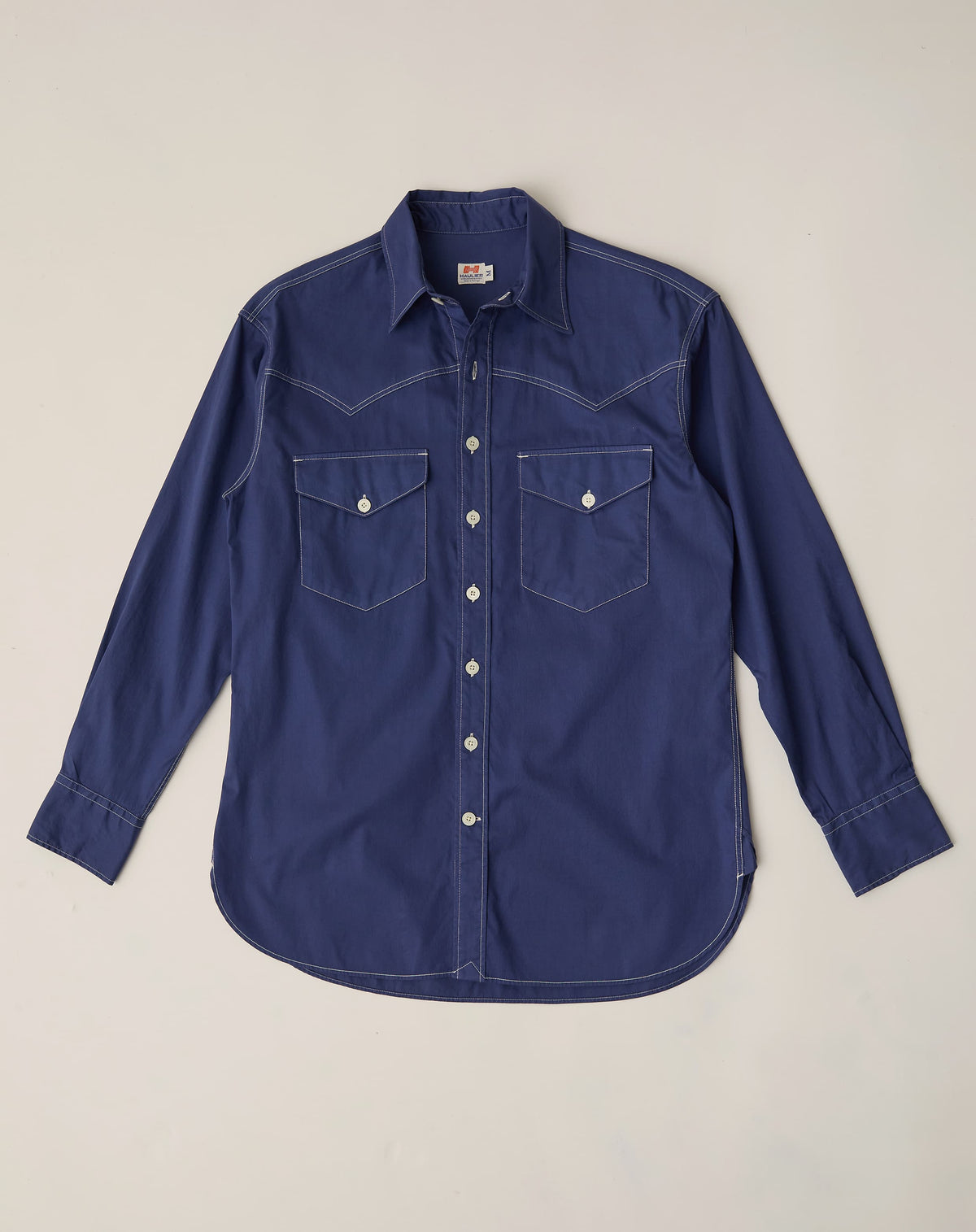 Mel Western Shirt - Mid Blue