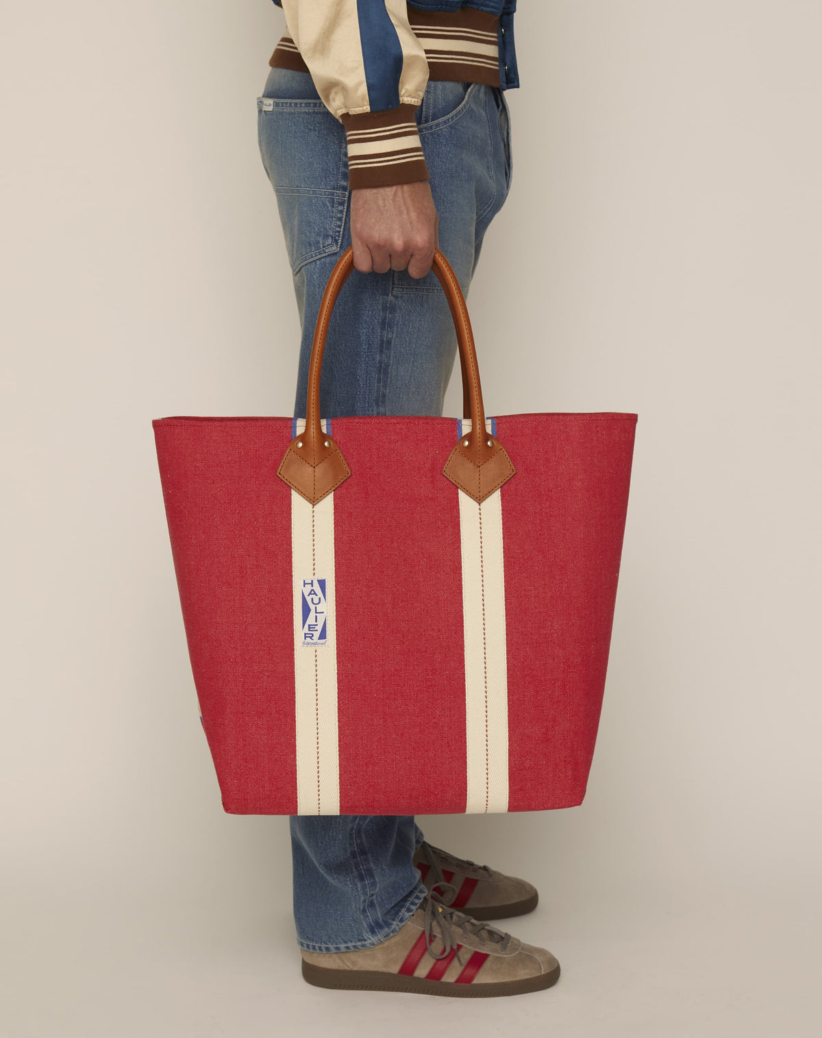 Medium Utility Tote - Washed Red
